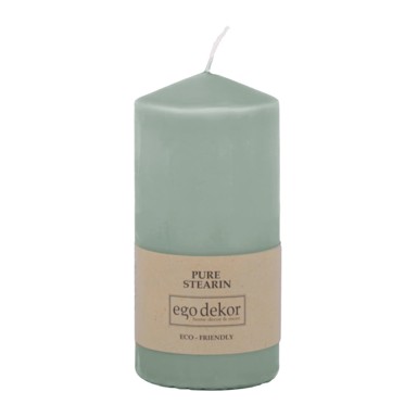 EGO DEKOR Tikrizno-plava svijeća Eco candles Top, 30 h