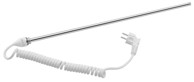 AQUALINE Električna grijaća šipka, zakrivljeni kabel, 400 W, bijela