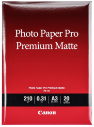 CANON Foto papir PM-101 Pro Premium Matte A3 210 g 20 listova