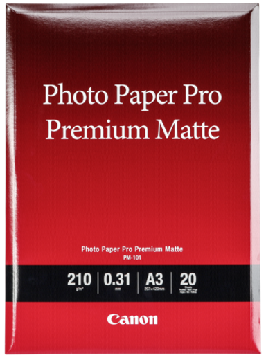CANON Foto papir PM-101 Pro Premium Matte A3 210 g 20 listova