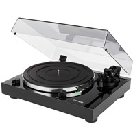 THORENS Gramofon TD 2002, ručka TP71, zvučnica AT95E, RIAA+USB, crni