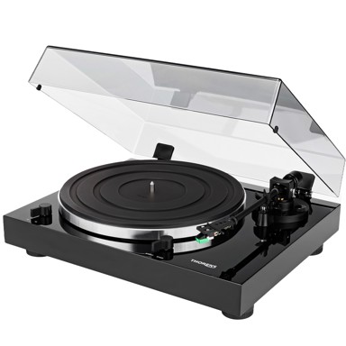 THORENS Gramofon TD 2002, ručka TP71, zvučnica AT95E, RIAA+USB, crni