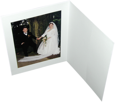 DAIBER Mape za portrete s paspartuom 15x20 cm 1x100, bijela mat