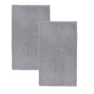 CATHERINE LANSFIELD Sivi brzosušeći/od frotira pamučni ručnici u setu 2 kom 90x140 cm Quick Dry