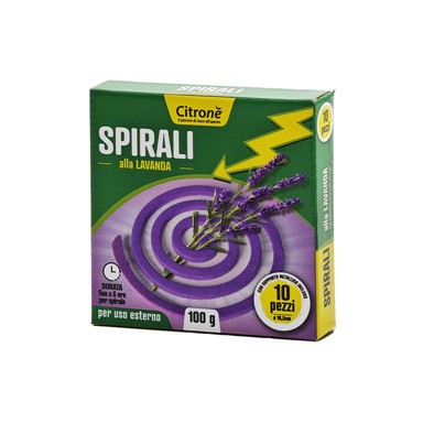 Spirale protiv komaraca, 10 kom, miris lavande