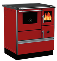 ALFA-PLAM Štednjak ALFA 70 DOMINANT ECO DESIGN, lijevi, crveni