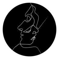 RIZZOLI Tepih Faces, ⌀ 100 cm