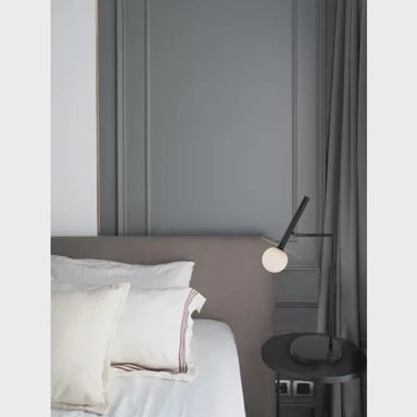 NOVA LUCE Stolna lampa Pielo, G9, IP20, crna