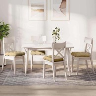 Jastučići za sjedenje 4 kom 45x45 cm, sivo-zeleni