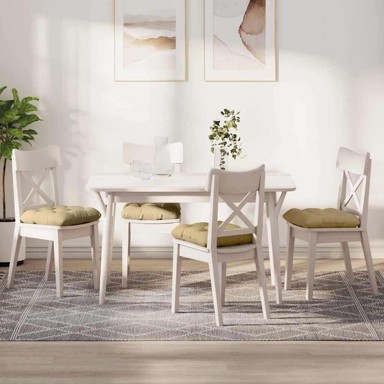 Jastučići za sjedenje 4 kom 45x45 cm, sivo-zeleni