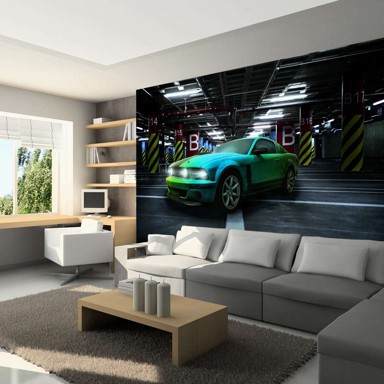 Foto tapeta Green arrow 250x175