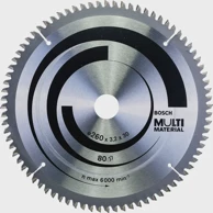 BOSCH List kružne pile Multi Material, 260x3.2 mm, 80 zuba, HLTCG, za preklopne pile