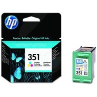 HP Tinta, 351, original, trobojna