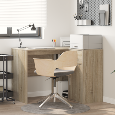 Radni stol kut 102x88x75 cm, sonoma hrast