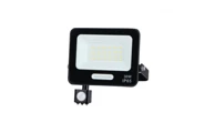 LED SMD reflektor, 30 W, 3000 K, crno tijelo, sa senzorom