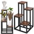 SPRINGOS Stalak za cvijeće metalni 4 razine 34x34x68 cm