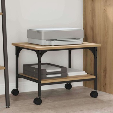 Držač za printer, umjetnički hrast, 50 x 40 x 38 cm