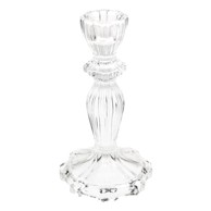 REX LONDON Visoki svijećnjak od prozirnog stakla 