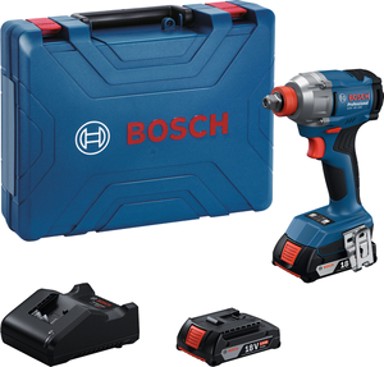 BOSCH Professional Aku udarni odvijač GDX 18V-285, 2x 2.0 Ah, punjač, kovčeg