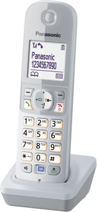 PANASONIC Bežićni kućni telefon KX-TGA681EXS pearlsilver- slušalica