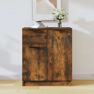 Komoda boja dimljenog hrasta 60x30x70 cm od konstruiranog drva , dimljeni hrast