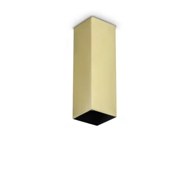 IDEAL LUX Stropna svjetiljka LOOK kvadratna PL1 D60 H200, zlatna