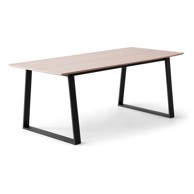 HAMMEL FURNITURE Proširiv blagovaonski stol s pločom stola u dekoru hrasta u prirodnoj boji 100x210 cm Meza 