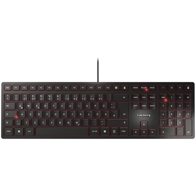 CHERRY Tipkovnica KC 6000 Slim USB QWERTZ, crna