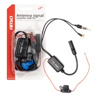 AMIO Antenski pojačivač signala za auto 12 V, DAB / FM