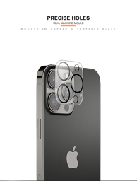 MOCOLO Zaštitno staklo za stražnju kameru za iPhone 16/iPhone 16 Plus, Premium Silk