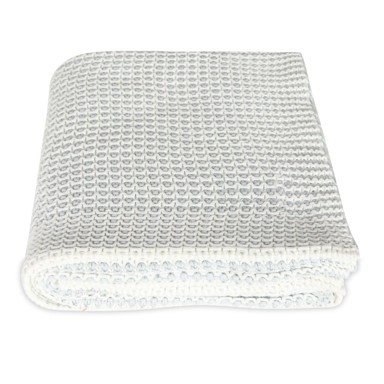 HOMEMANIA DECOR Svjetlo siva pamučna dječja deka Lucky 90 x 90 cm