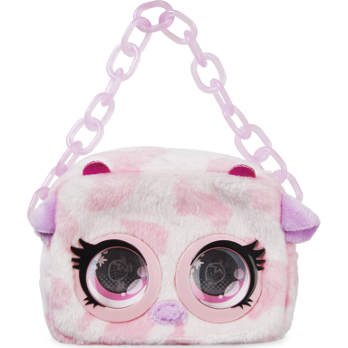 PURSE PETS Ručna torba, Micro Cow S3, pliš, ružičasta