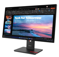 LENOVO Monitor ThinkVision T27QD-40, crna