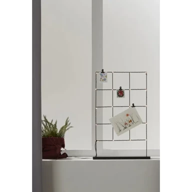 Stolna lampa Elisabeth, LED, crna