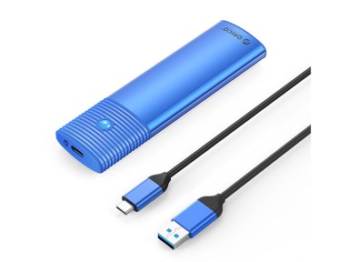 ORICO Kućište za M.2 SATA SSD u USB-C 3.2 PWM2 (PWM2-BL-EP)