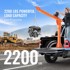 VEVOR Električna dizalica za kamion nosivost 997,9 kg 173x145x45 cm, crna