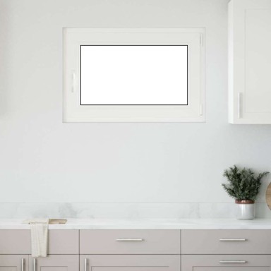 Prozor za podrum Risor 90 x 70 cm, PVC i staklo, dvostruki sloj, naginjanje i okretanje desno, antracit