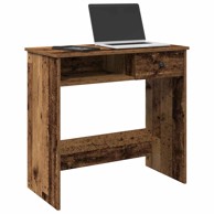 Radni stol boja starog drva 80 x 40 x 75 cm konstruirano drvo