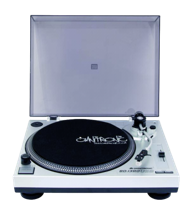 OMNITRONIC Gramofon BD-1380, srebrni