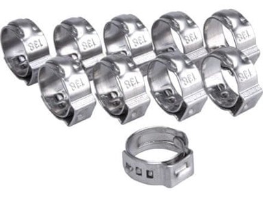 EXTOL PREMIUM Stezaljka za crijevo 8865171, 13,8 mm, INOX, 10 kom