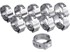 EXTOL PREMIUM Stezaljka za crijevo 8865171, 13,8 mm, INOX, 10 kom