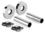 BRUCKNER Pokrivna rozeta WICHER, par, kromirana