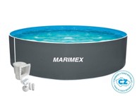 MARIMEX Samostojeći bazen Orlando 3,05 × 0,91 m, s dodatcima, sivi motiv