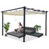 Vrtna pergola Para Sole Estivo, 3 × 3 × 2,4 m, vodootporni krov