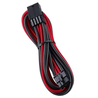 CABLEMOD Pro ModMesh 8-Pin PCIe produžni kabel, 45 cm, karbonski/crveni CM-PCAB-8PCI-N45KCR-3PK-R