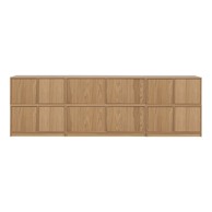 VTWONEN TV set u dekoru hrasta u prirodnoj boji 264x88 cm Modulair 