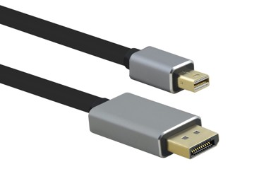 HELOS Kabel mini DisplayPort na DisplayPort, Premium 8K, 1 m, crni
