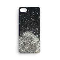 WOZINSKY Star Glitter Shining maskica za Xiaomi Redmi Note 10 / 10S / Poco M5s, crna