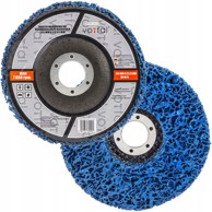 Netkani disk za uklanjanje hrđe s metala, čelika, crne kose, 125 mm, nehrđajući čelik