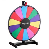 VEVOR Okretni kotač za nagrade, 14 utora, 458 × 205 × 55 cm, 6 boja